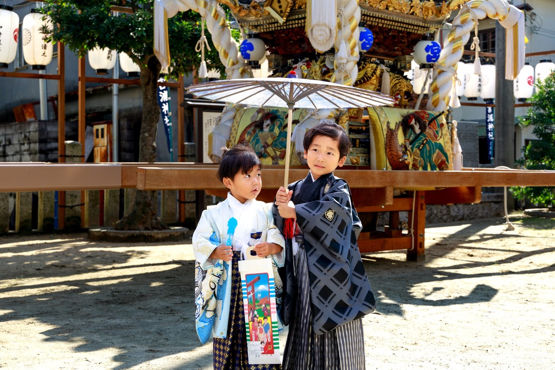 真方　祥が撮影した「七五三参り記念写真」の写真