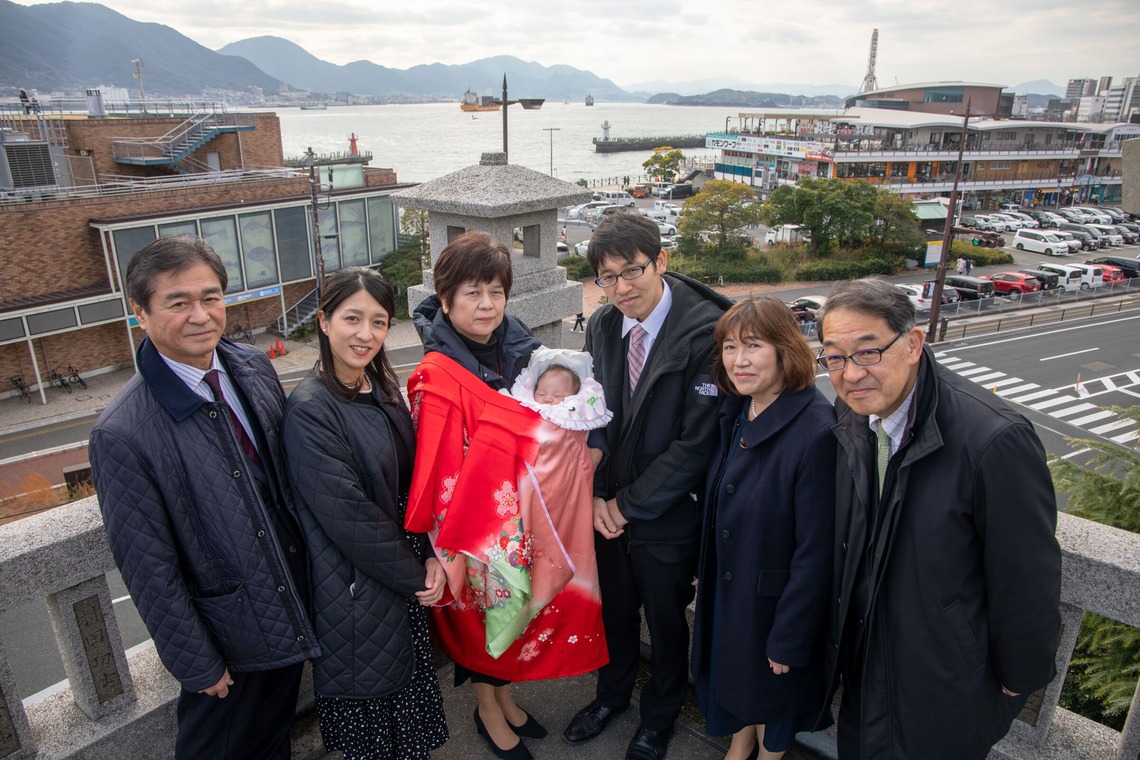 岩坪眞一郎が撮影したお宮参りのアルバム「下関お宮参り」