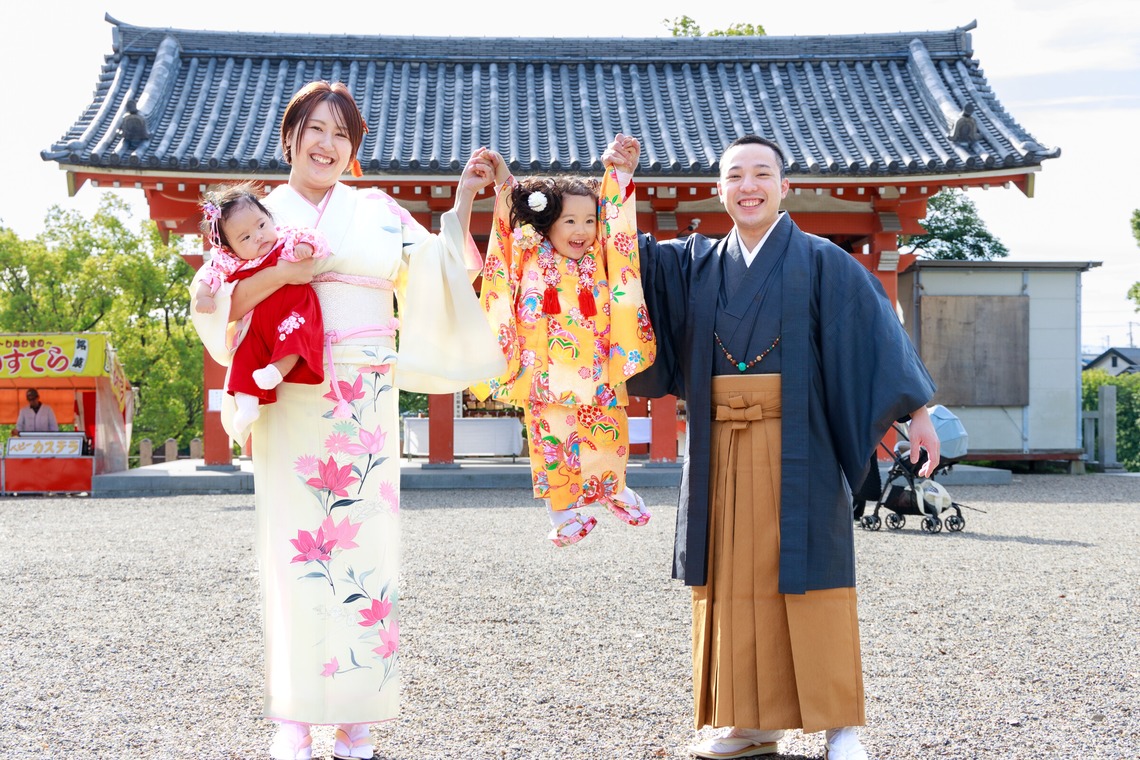 真方　祥が撮影した「七五三参り記念写真」の写真