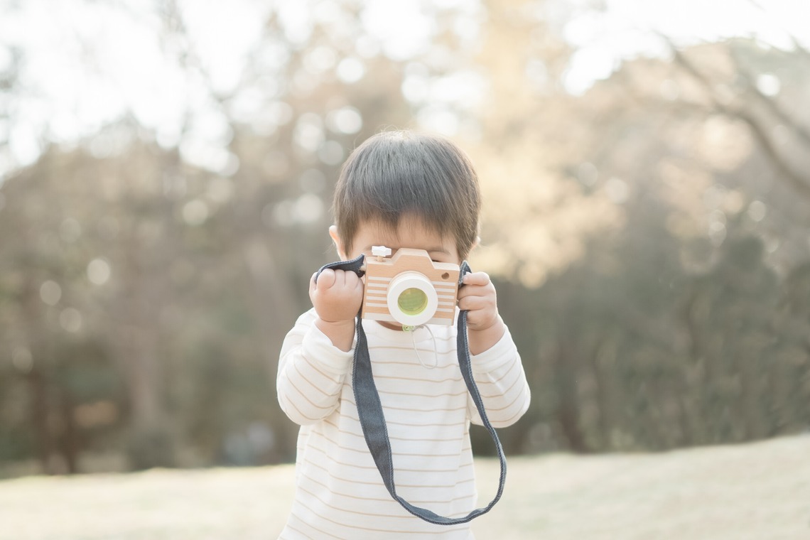近藤碧が出張撮影した家族写真(キッズ,ベビーフォト)などが写った「2歳のお誕生日」の家族写真