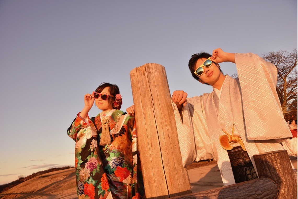 キキフォトワークスが撮影した「Pre Weddingphotoshoot at Nara with kimono in autumn to winter」の写真