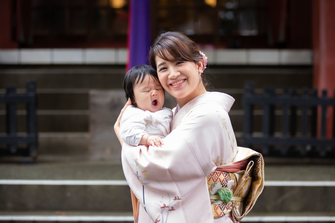 T.Matsumuraが撮影した家族写真の出張撮影/七五三フォト/お宮参りのアルバム「お宮参り(着物)&七五三＠大森熊野神社」