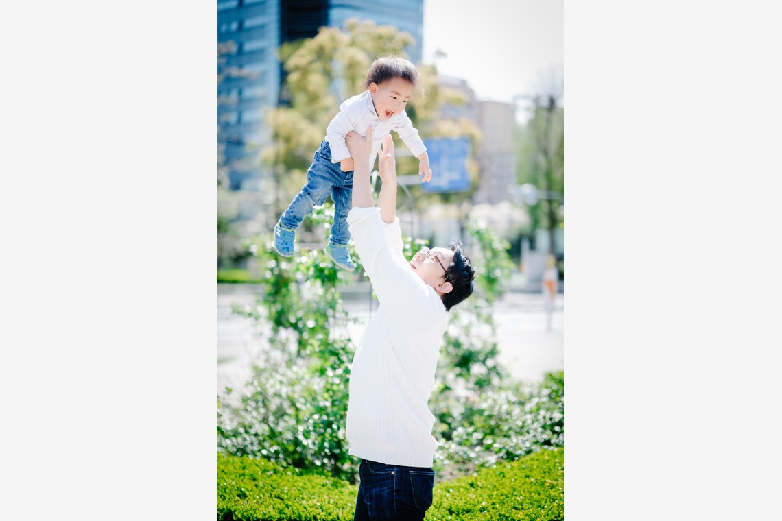 アトリエ　エピカ/清水　一哉が出張撮影した家族写真(キッズ,ベビーフォト)などが写った「桜フォト」の家族写真