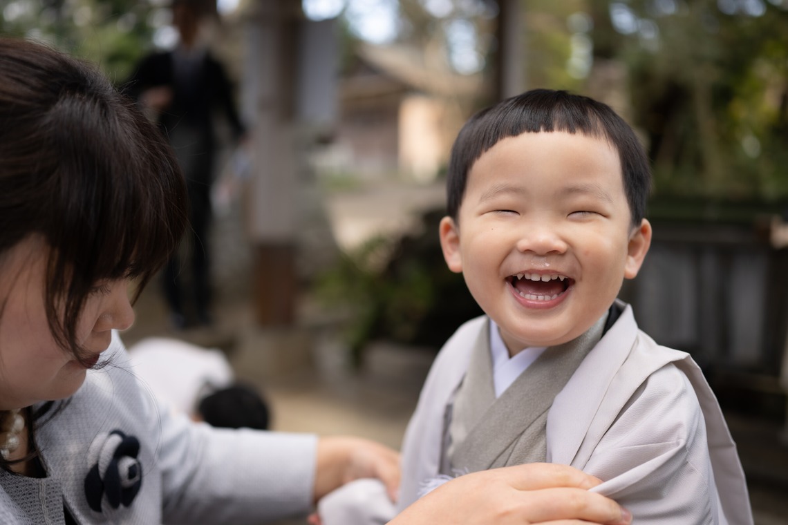 寫樂斎が撮影した「七五三（廣幡八幡宮）」の写真
