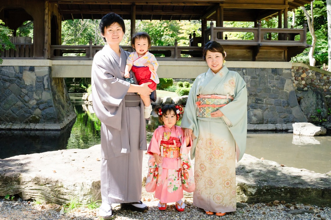 富岡 そよぎが撮影した「庭園での七五三撮影」の写真