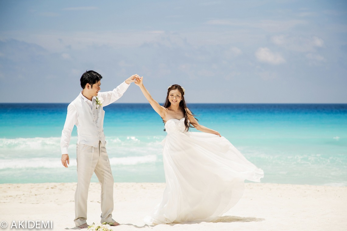 カンクン・ウエディングフォト