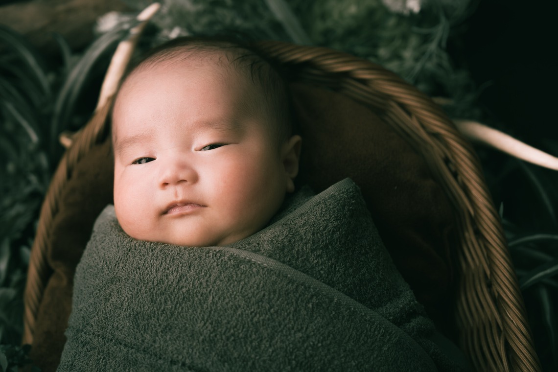 FOLPHOTOが撮影した「ニューボーンフォト」の写真