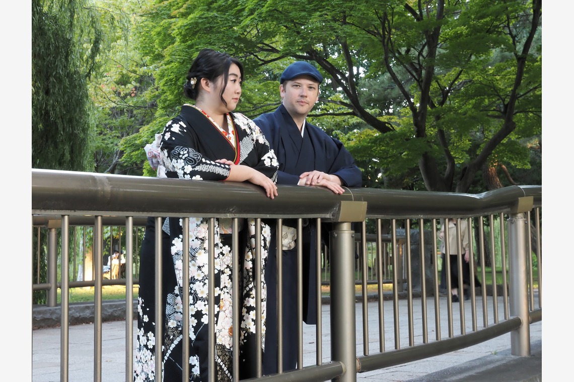 一郎太が出張撮影した家族写真(キッズ,ベビーフォト)などが写った「着物」の家族写真