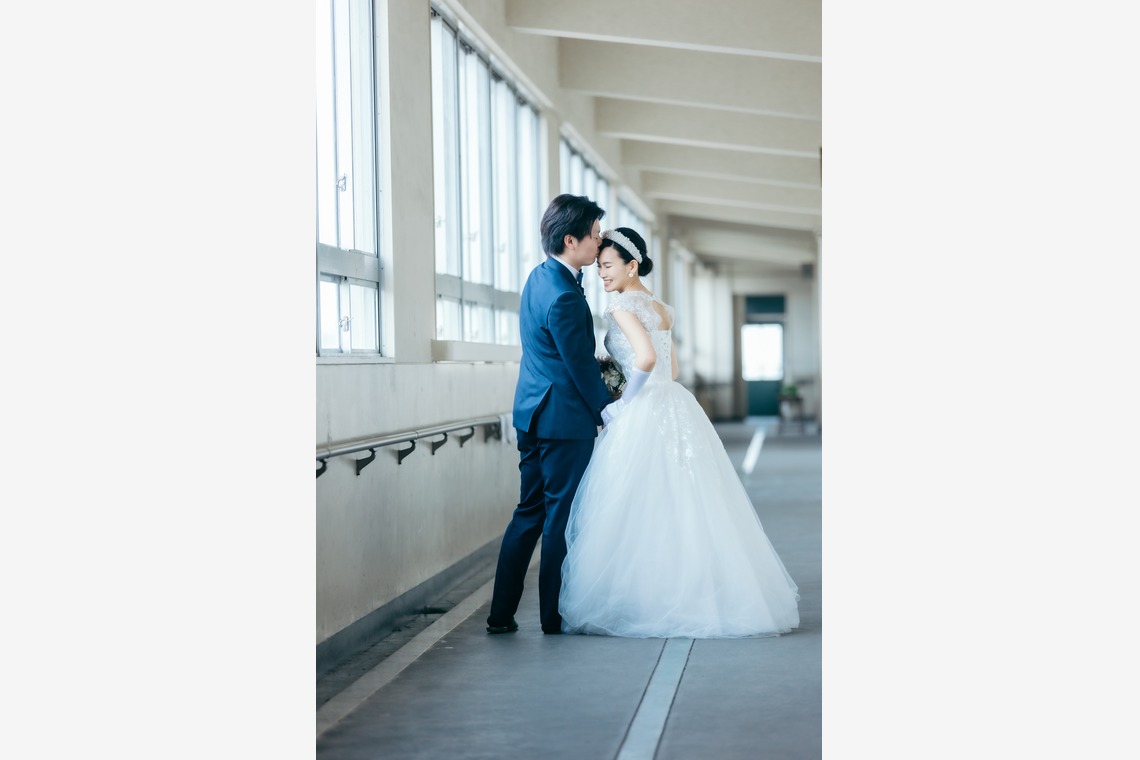 株式会社Ervaが撮影した「結婚式前撮り（校舎にて）」の写真