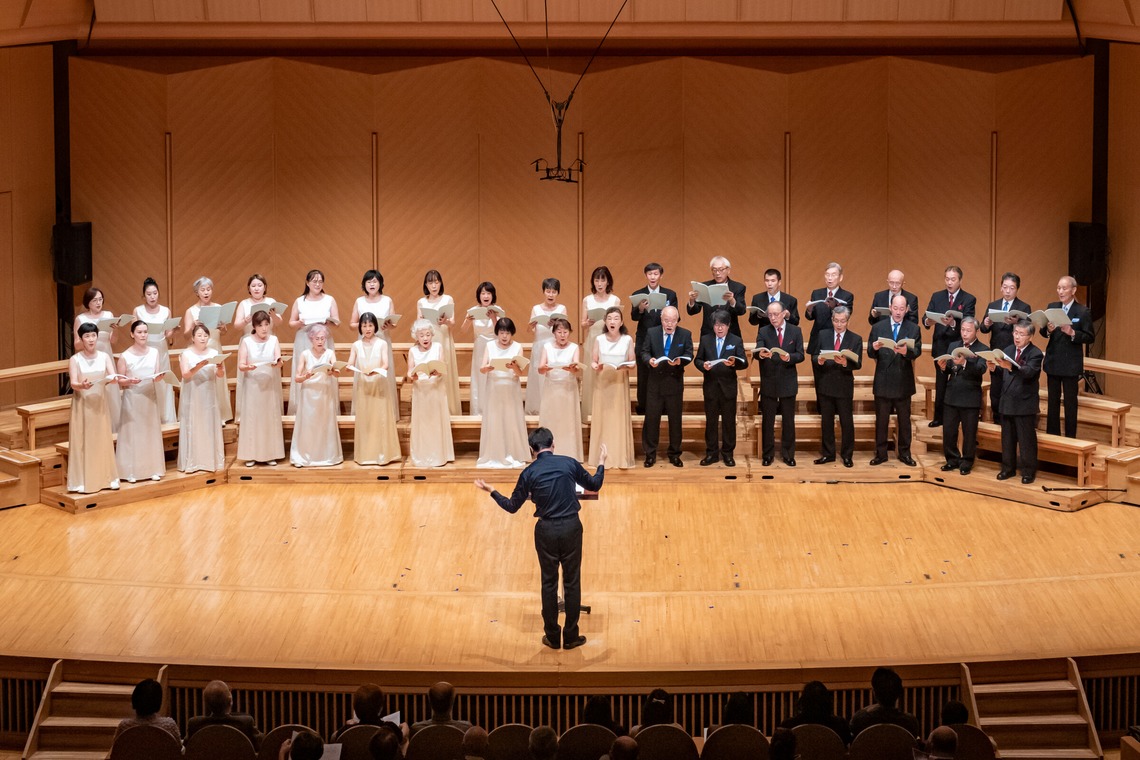 原野 英樹が撮影した「コンサート撮影 ホールでのコーラス撮影」の写真