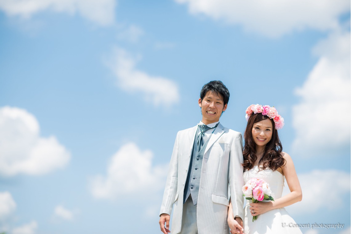 U-CONCENT (香川裕貴)が撮影した「ドレスロケーション前撮り宝ヶ池・賀茂社賀茂川」の写真