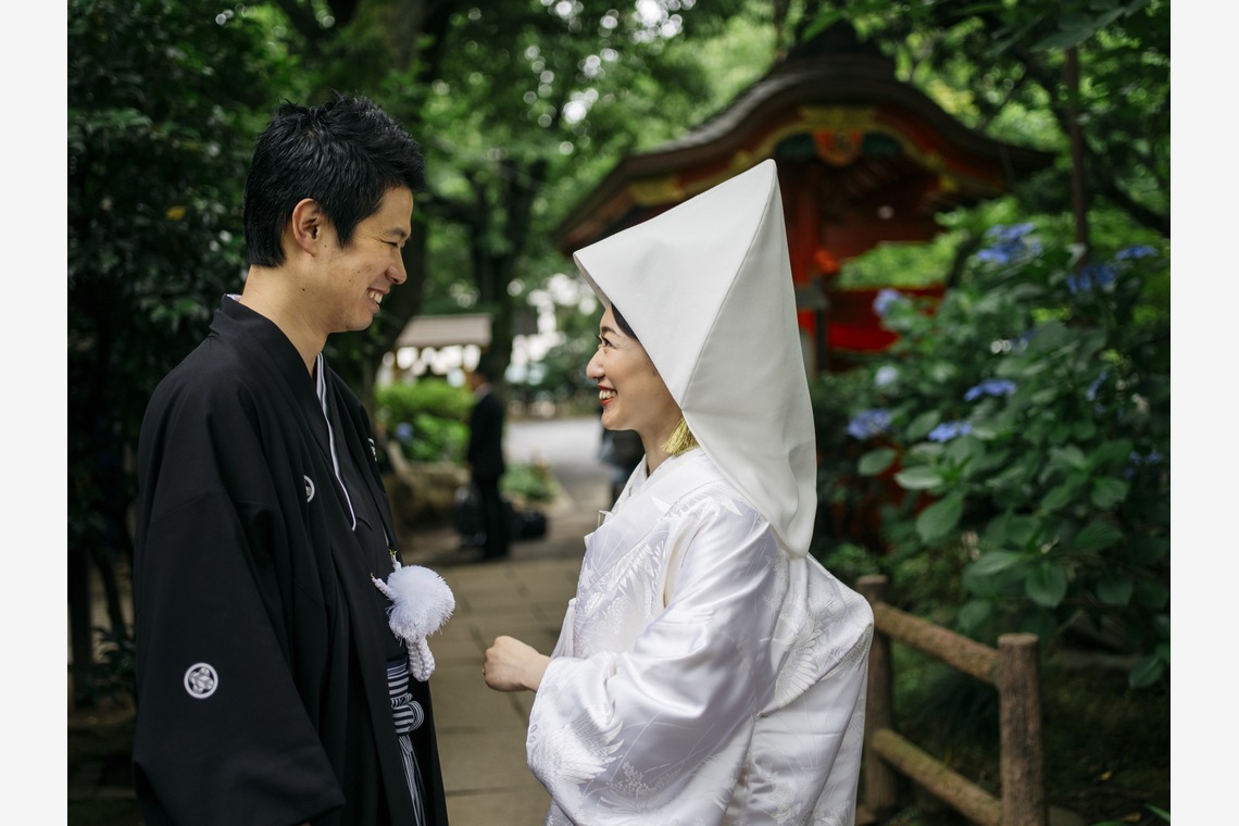 植村由理が撮影した「愛宕神社での挙式と小笠原伯爵邸での披露宴」の写真