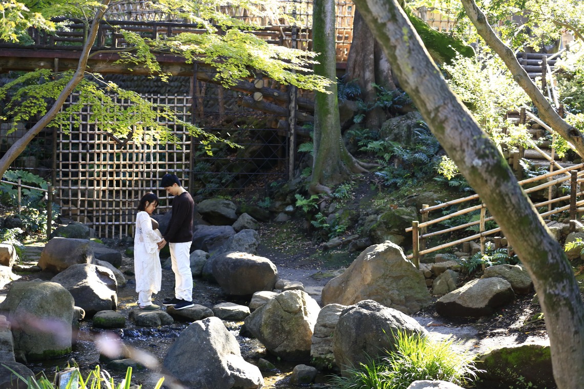 Happy with Photosが出張撮影した家族写真(キッズ,ベビーフォト)などが写った「マタニティフォト＠東京・戸越公園」の家族写真