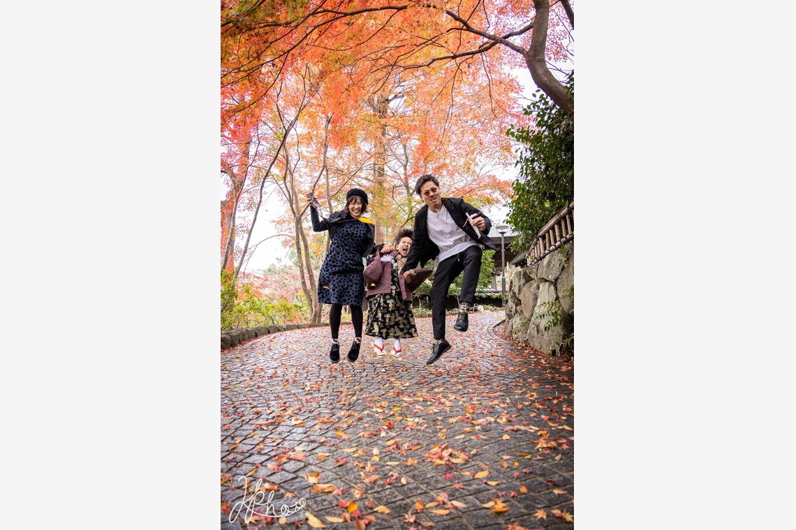 大森光太郎・K-PHOTOが出張撮影した家族写真(キッズ,ベビーフォト)などが写った「七五三撮影」の家族写真