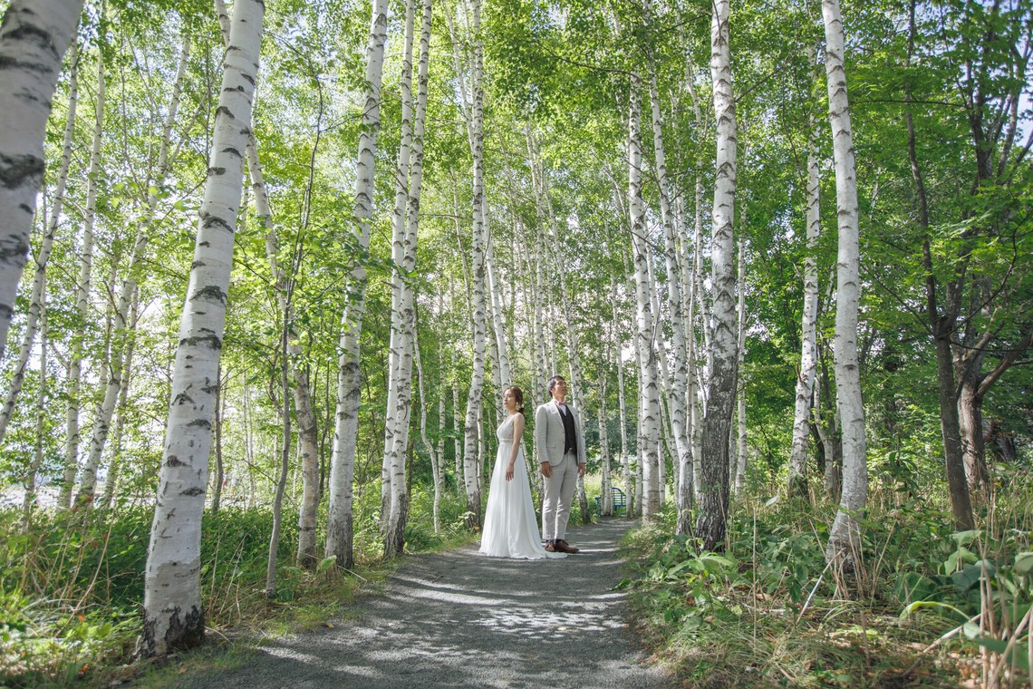 uno e creative act.が撮影した「富良野・美瑛　ロケーションフォトウェディング」の写真