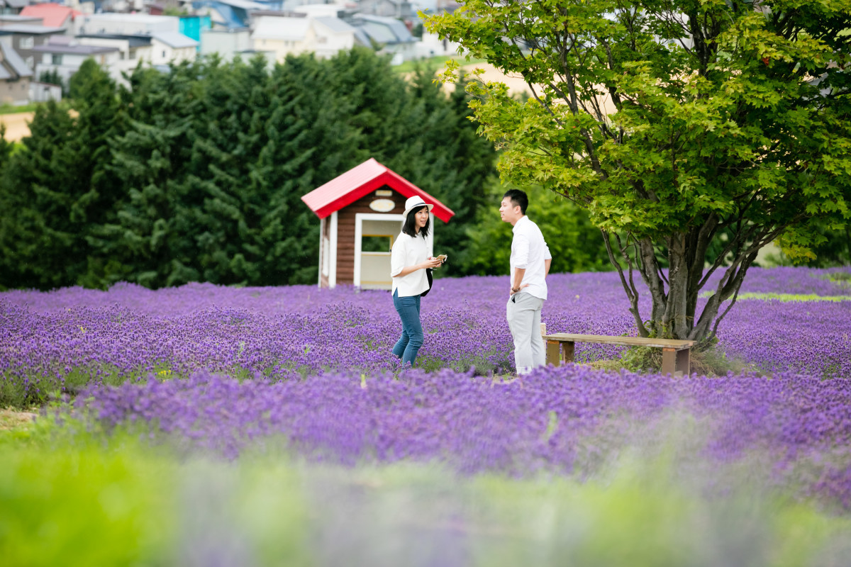 リッケフォトスタイルが撮影したサプライズプロポーズ写真in富良野