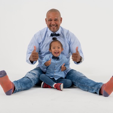 ヨッシ～が出張撮影した「ラミちゃん　家族写真」の家族写真