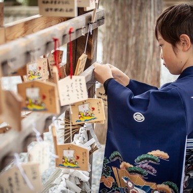 ゾクが出張撮影した「七五三撮影」の家族写真