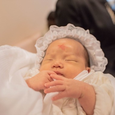 来田 篤典が出張撮影した「お宮参り」の家族写真