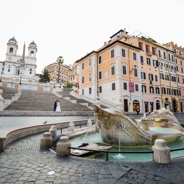 Kyoko Ide Photographyが撮影した「フォトウェディング　スペイン広場　コロッセオ」のウェディングフォト