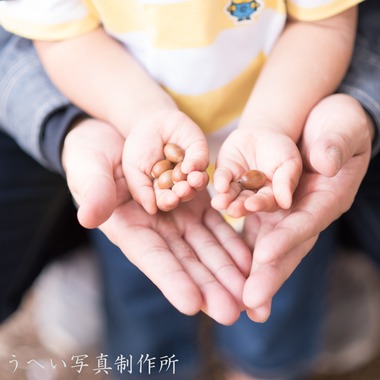 酒井こうへい写真製作所が撮影した「公園でファミリーフォト」の写真