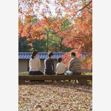 ノーザンスタジオが撮影した「ファミリーフォト　京都御所にて」の写真