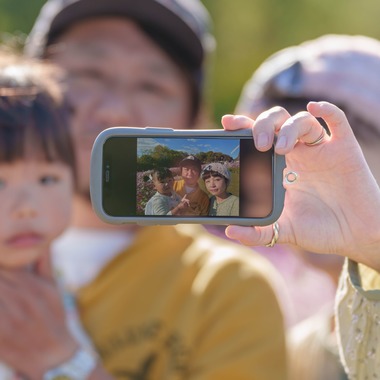 山田由佳が撮影した「ファミリーフォト」の写真