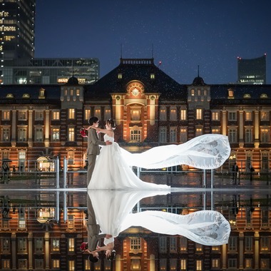 スタジオ　まるが撮影した「東京駅・和田倉門でのウエディングフォト」の写真