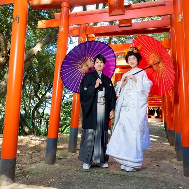 河本拓郎が撮影した「ウェディング前撮り」の写真