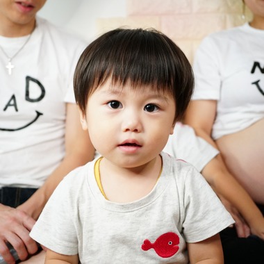 出張撮影のメモリーズが出張撮影した「マタニティフォト」の家族写真