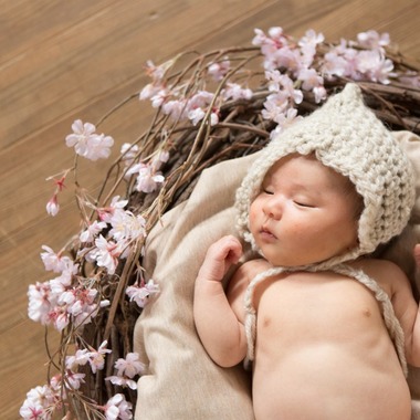 アトリエカーシャが撮影した「ニューボーンフォト」の写真