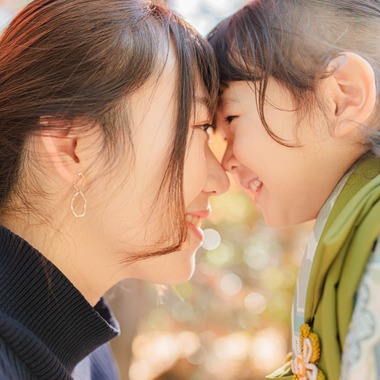 玉城　肇が出張撮影した「七五三撮影」の家族写真