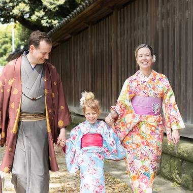 大木千帆が撮影した「着物街歩きポートレート」の写真