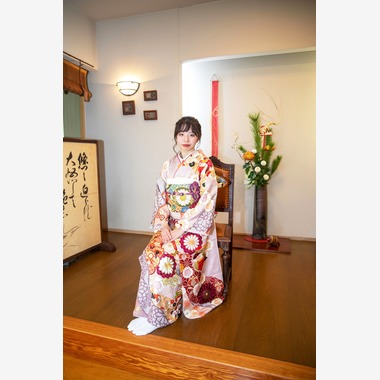 岩坪眞一郎が出張撮影した「成人式撮影」の家族写真