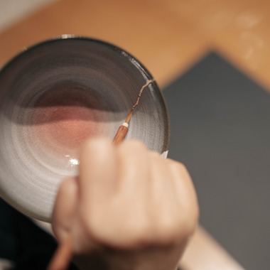 鈴木香那枝が撮影した「金継ぎ体験の取材撮影」の写真