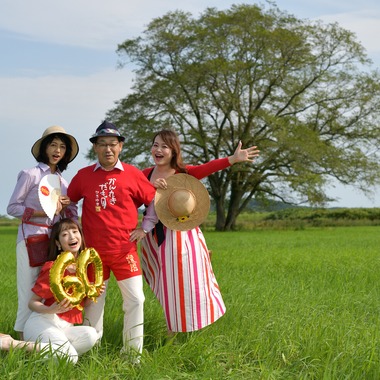 須貝フォトサービスが撮影した「家族写真」の写真