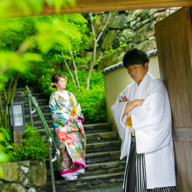 Re'creationが撮影した「和装前撮りフォト」のウェディングフォト