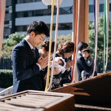 植村由理が撮影した「お宮参り　＠水天宮」の写真