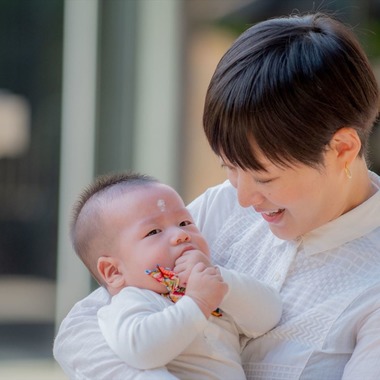 来田 篤典が出張撮影した「お宮参り」の家族写真