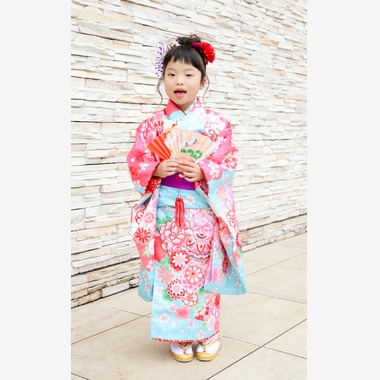 なかがわさとみが撮影した「双子ちゃん七五三＠千葉みなと」の写真