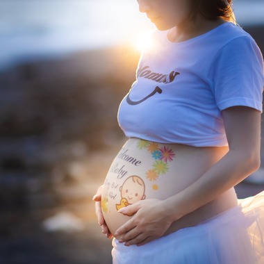 Minminが出張撮影した「マタニティ」の家族写真