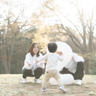 近藤碧が出張撮影した「2歳のお誕生日」の家族写真