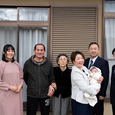 岡本悠輔が撮影した「お宮参り」の写真