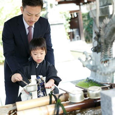 Chihiro Photographyが出張撮影した「五歳男の子七五三Photo」の家族写真