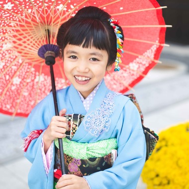 荒畑けいこが出張撮影した「七五三撮影」の家族写真