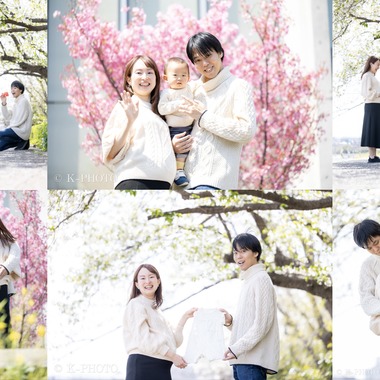 大森光太郎・K-PHOTOが出張撮影した「マタニティー、カップルフォト撮影」の家族写真