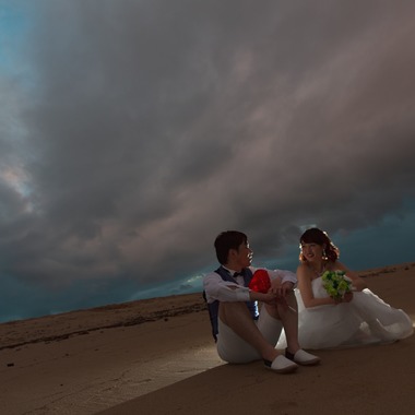 ケアンズ レンズ フォトグラフィーが撮影した「ケアンズ市内＆近郊 - 夕景夜景プラン」のウェディングフォト