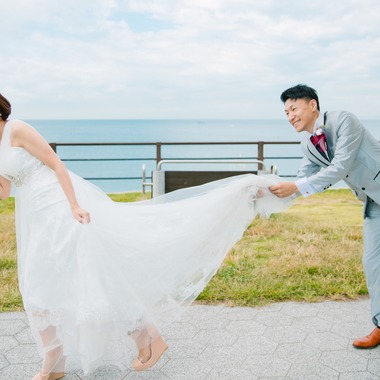 せきぐち あつしが撮影した「葉山公園にてウェディング後撮り」の写真