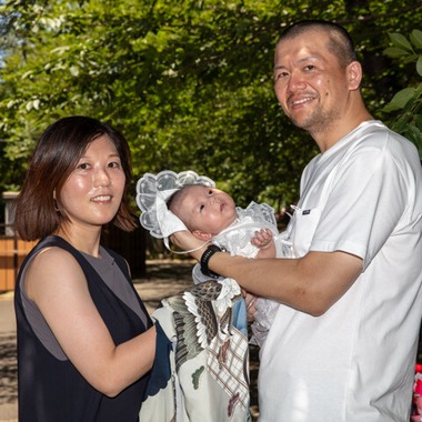 内海　利彦が撮影した「お宮参りのスナップ」の写真