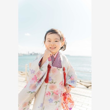 ツムグラフィーが出張撮影した「『七五三撮影@神戸ハーバーランド』」の家族写真